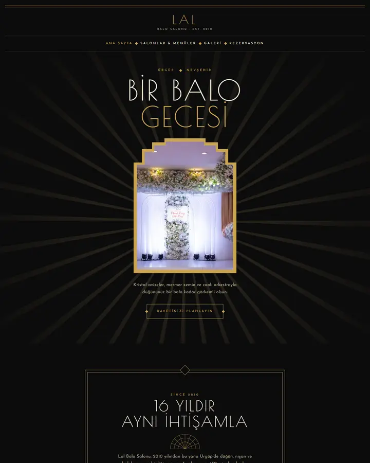 Tema 05 – Art Deco Balo tasarım önizlemesi