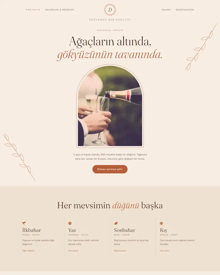 Tema 18 – Botanik Bahçe tasarım önizlemesi