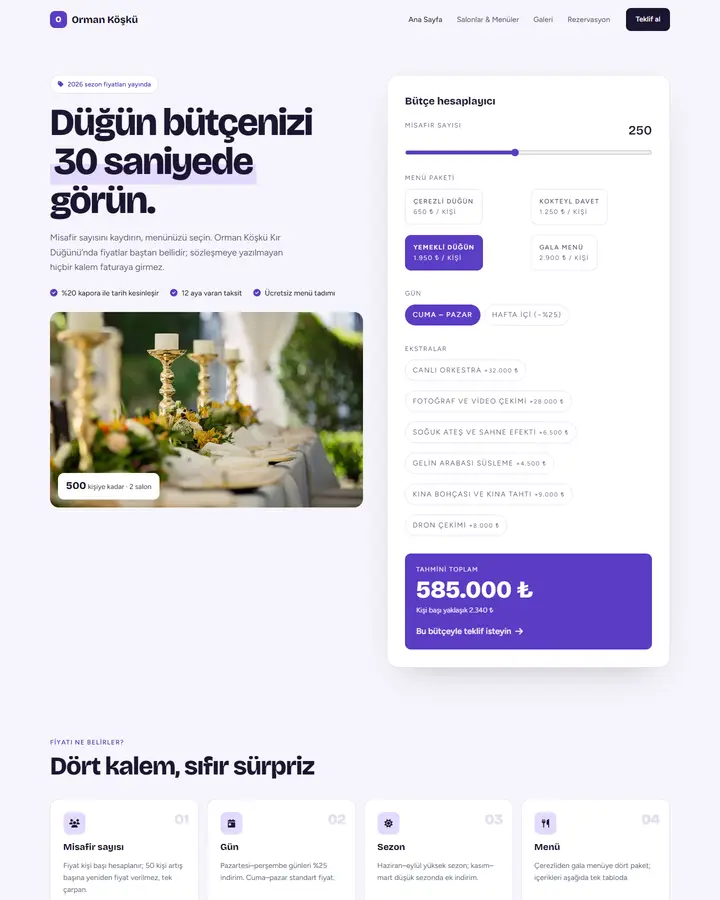 Tema 24 – Bütçe Planlayıcı tasarım önizlemesi