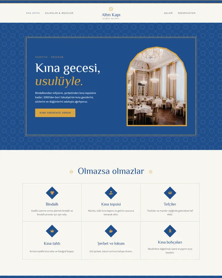 Tema 27 – Kına Gecesi tasarım önizlemesi