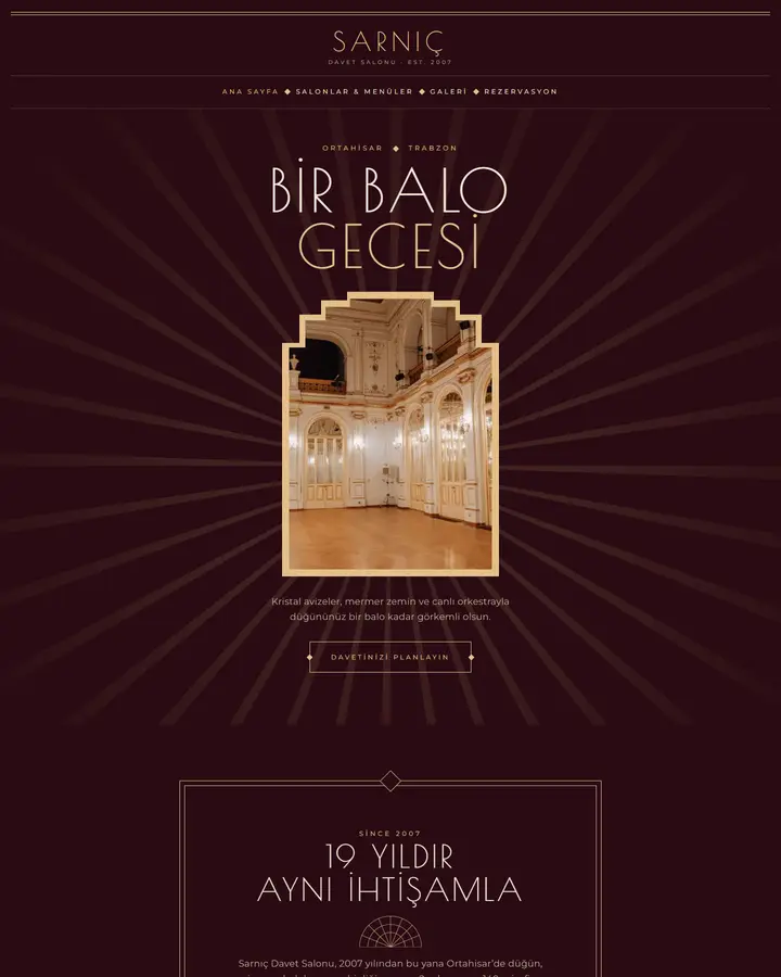 Tema 49 – Art Deco Balo tasarım önizlemesi
